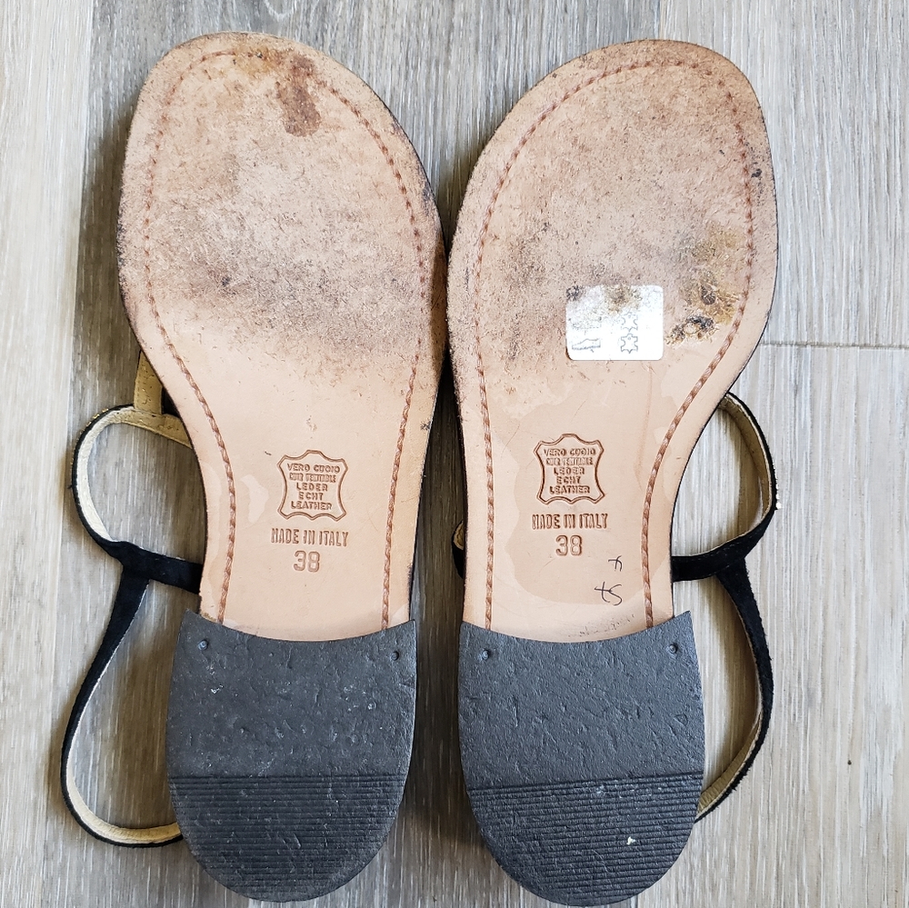 CAREL PARIS SLINGBACK SANDALS - Picture 12 of 15